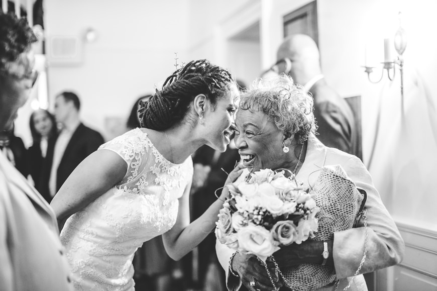 057 black and white bride with grandmother