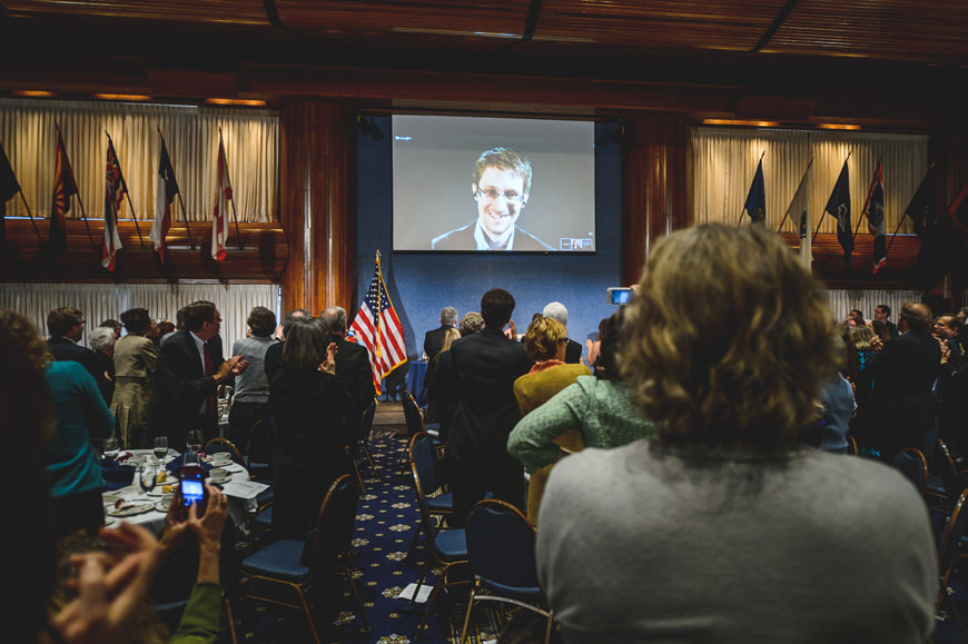 064 Edward Snowden video conference national press club